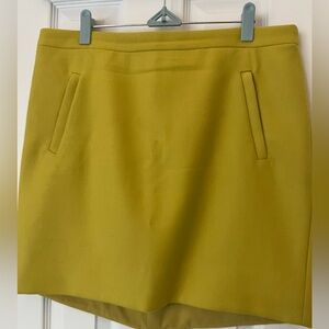 J. Crew Vibrant Yellow Skirt
